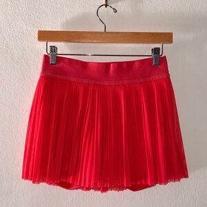 lululemon athletica Red Mini Skirt
